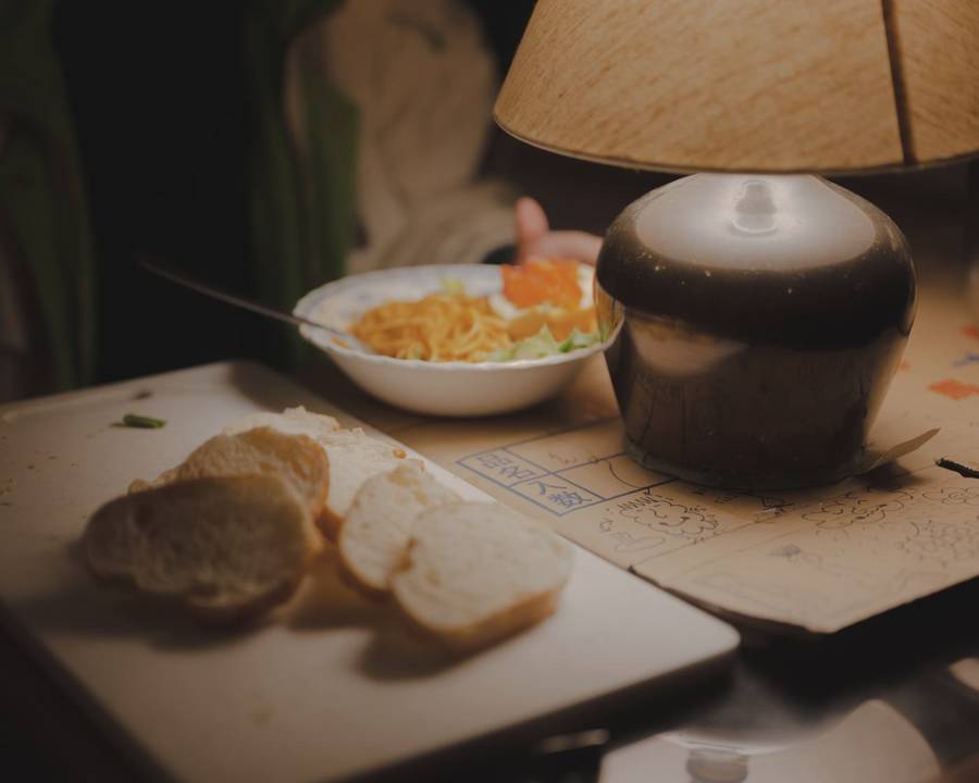 Bread and a bowl