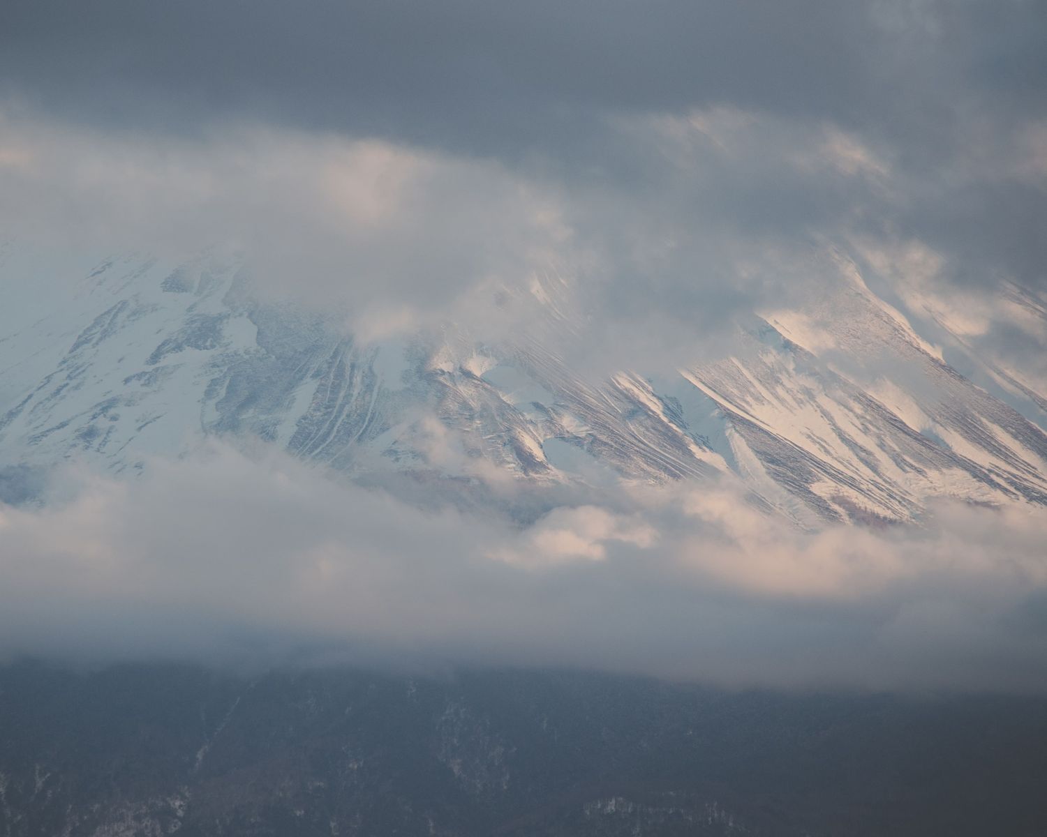 The view from the village